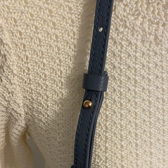 See By Chloe Hana Leather and Suede Crossbody Bag in Stormy Sky - Picture 5 of 14